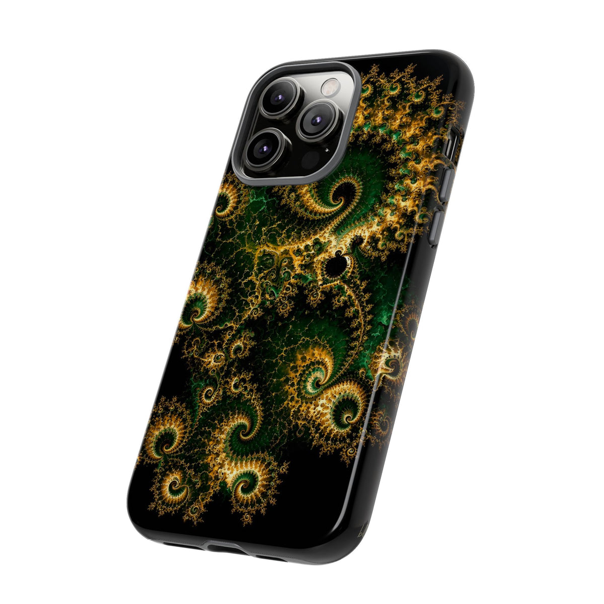 Copper Infinity - Emerald & Gold Phone Case