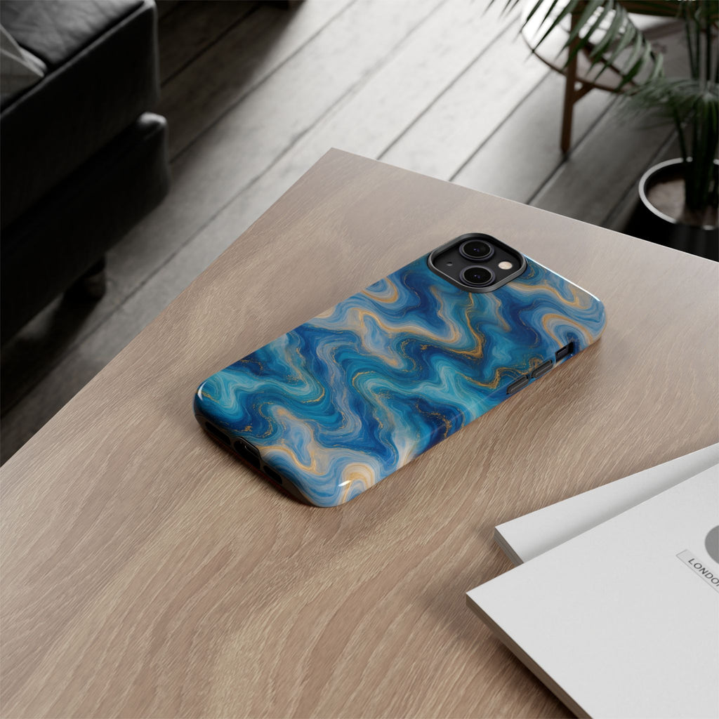 Ocean Blue Marble Phone Case