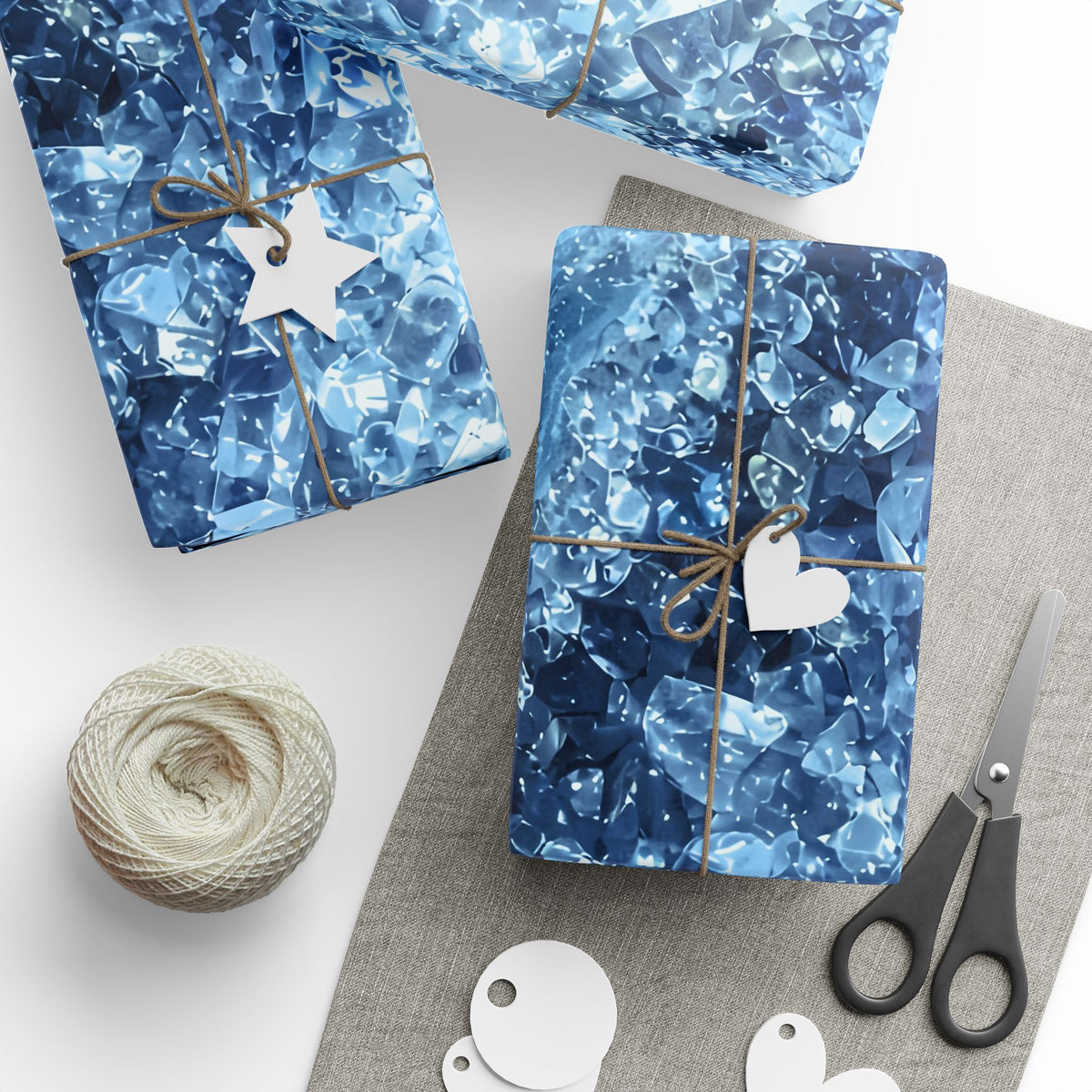 Geode Core - Glacier Wrapping Paper
