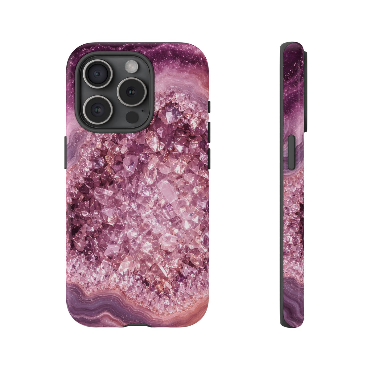 Geode Core - Rose Quartz Phone Case