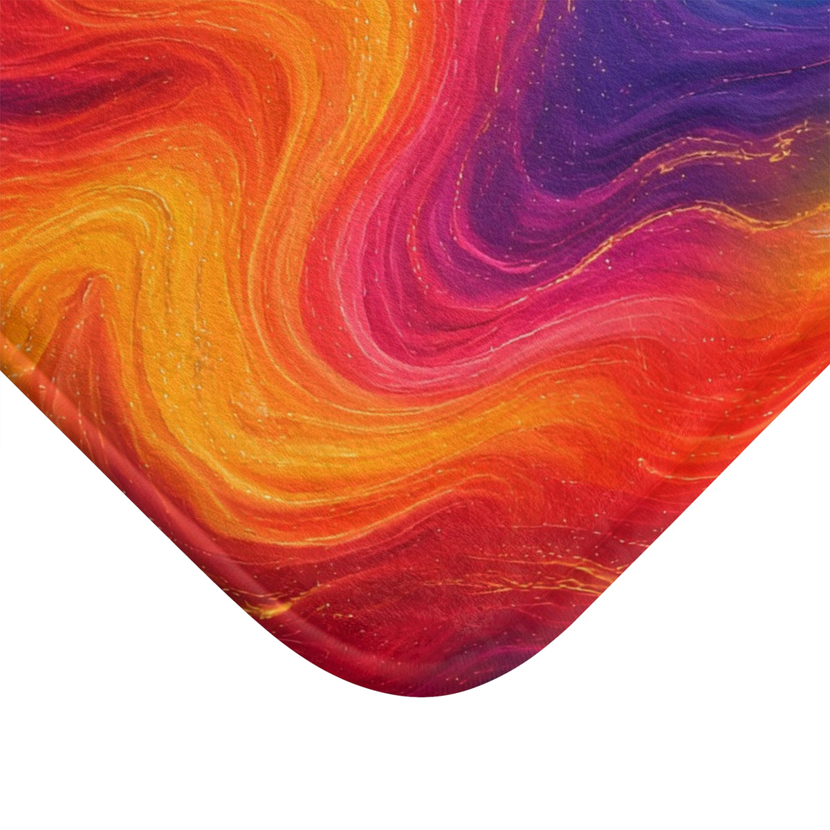 Rainbow Marble Bath Mat