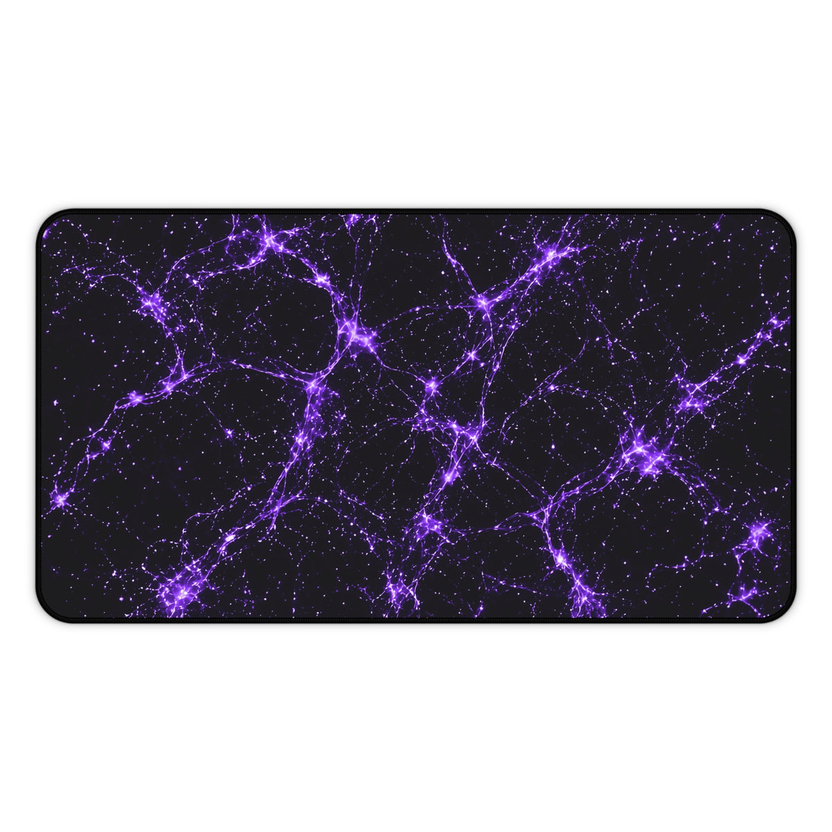 Neon Mycelium - Ultraviolet Desk Mat