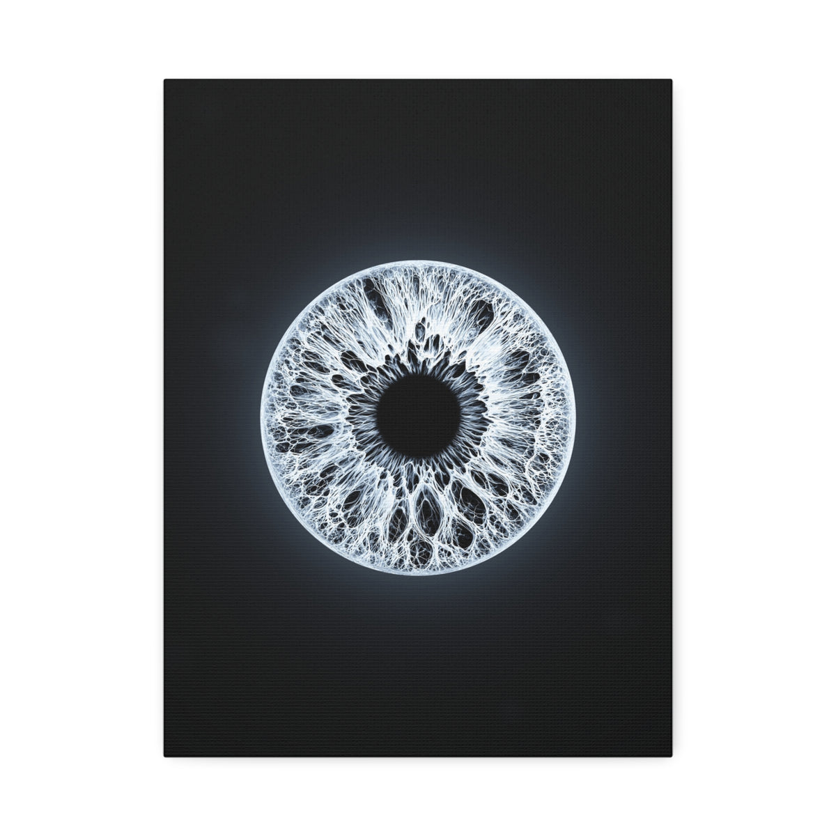 BLXNTT Iris – Lace Web Ice Silver Glossy Canvas