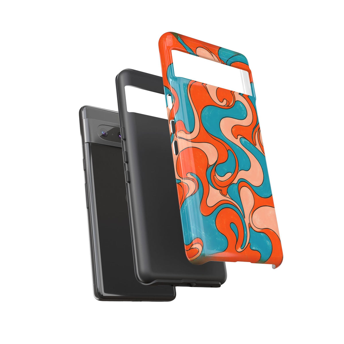 Fillmore Flow - Blood Orange & Teal Phone Case