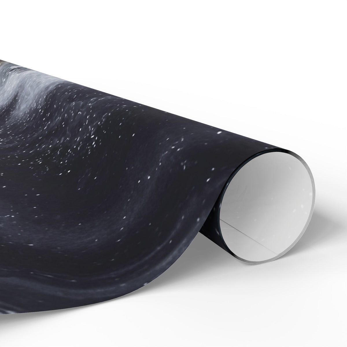 Geode Core - Silver Smoke Wrapping Paper