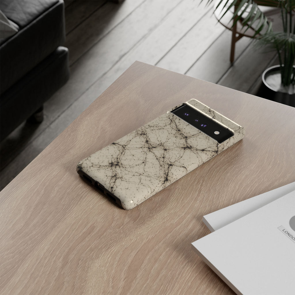 Neon Mycelium - Ink on Paper Phone Case