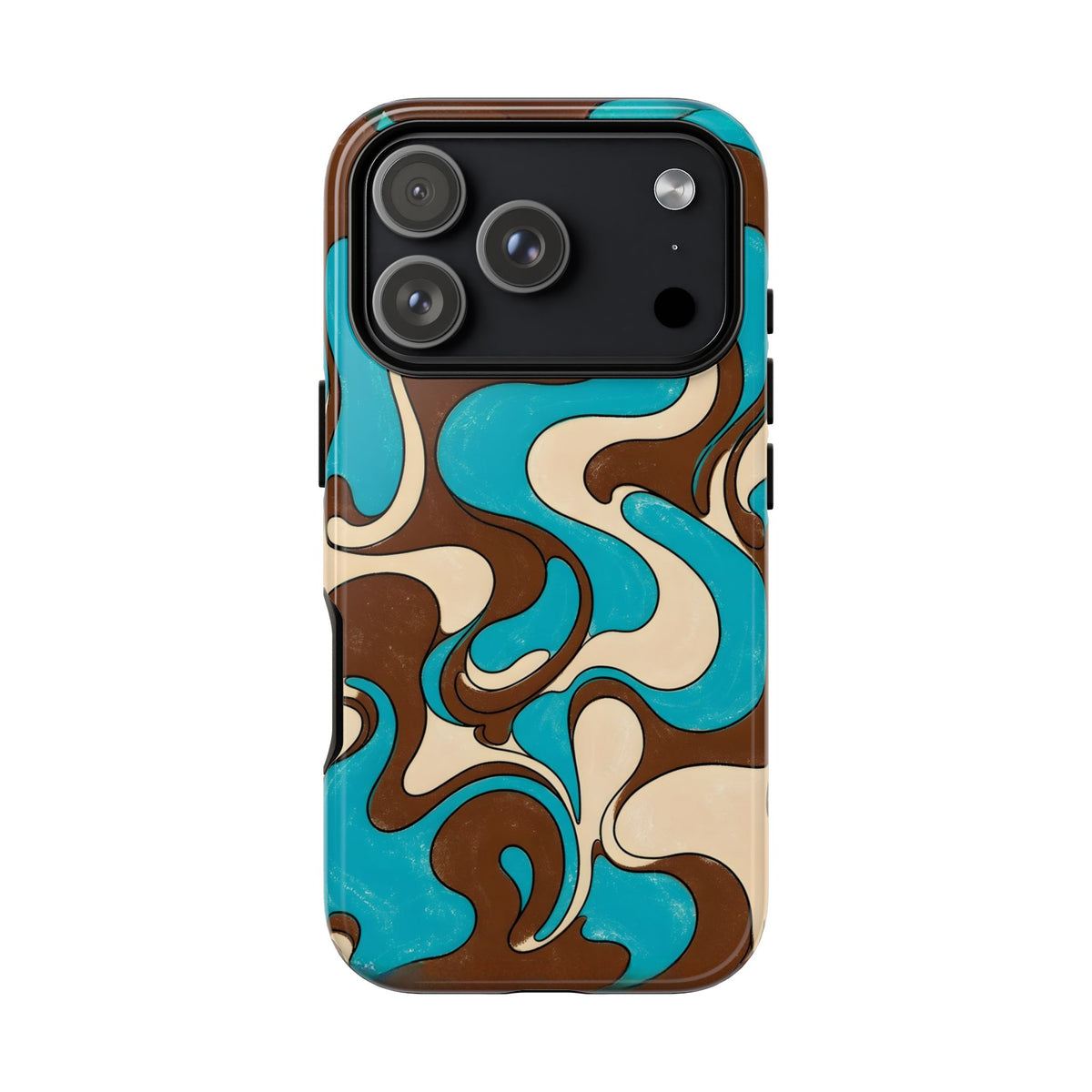 Fillmore Flow - Turquoise & Chocolate Phone Case