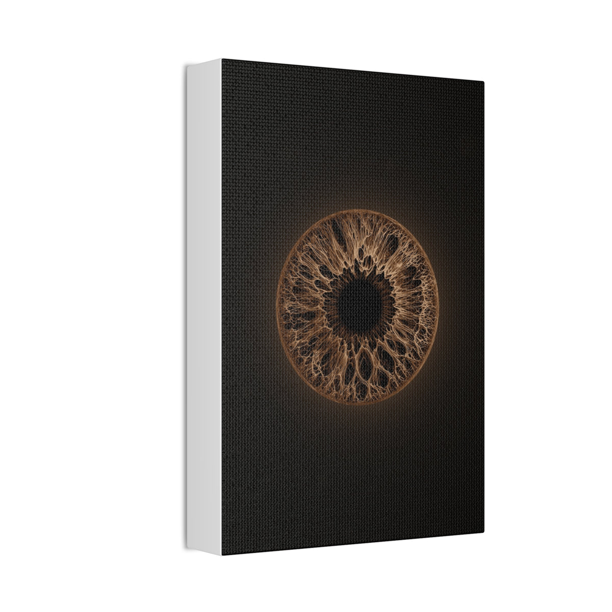BLXNTT Iris – Lace Web Dark Brown Glossy Canvas