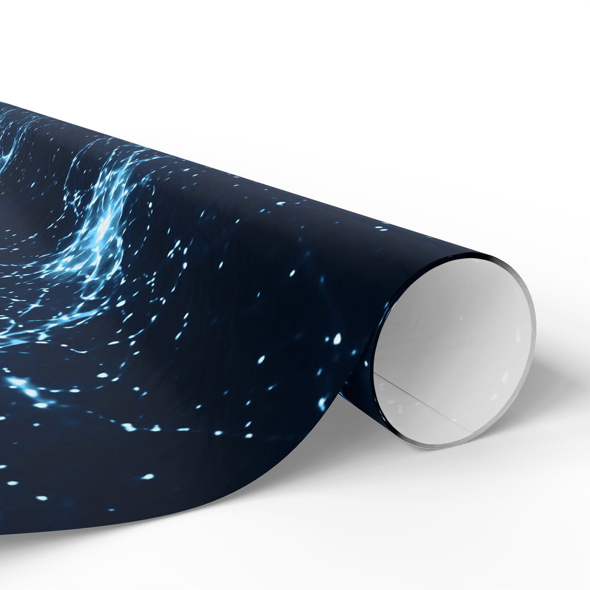 Neon Mycelium - Ice Crystal Wrapping Paper