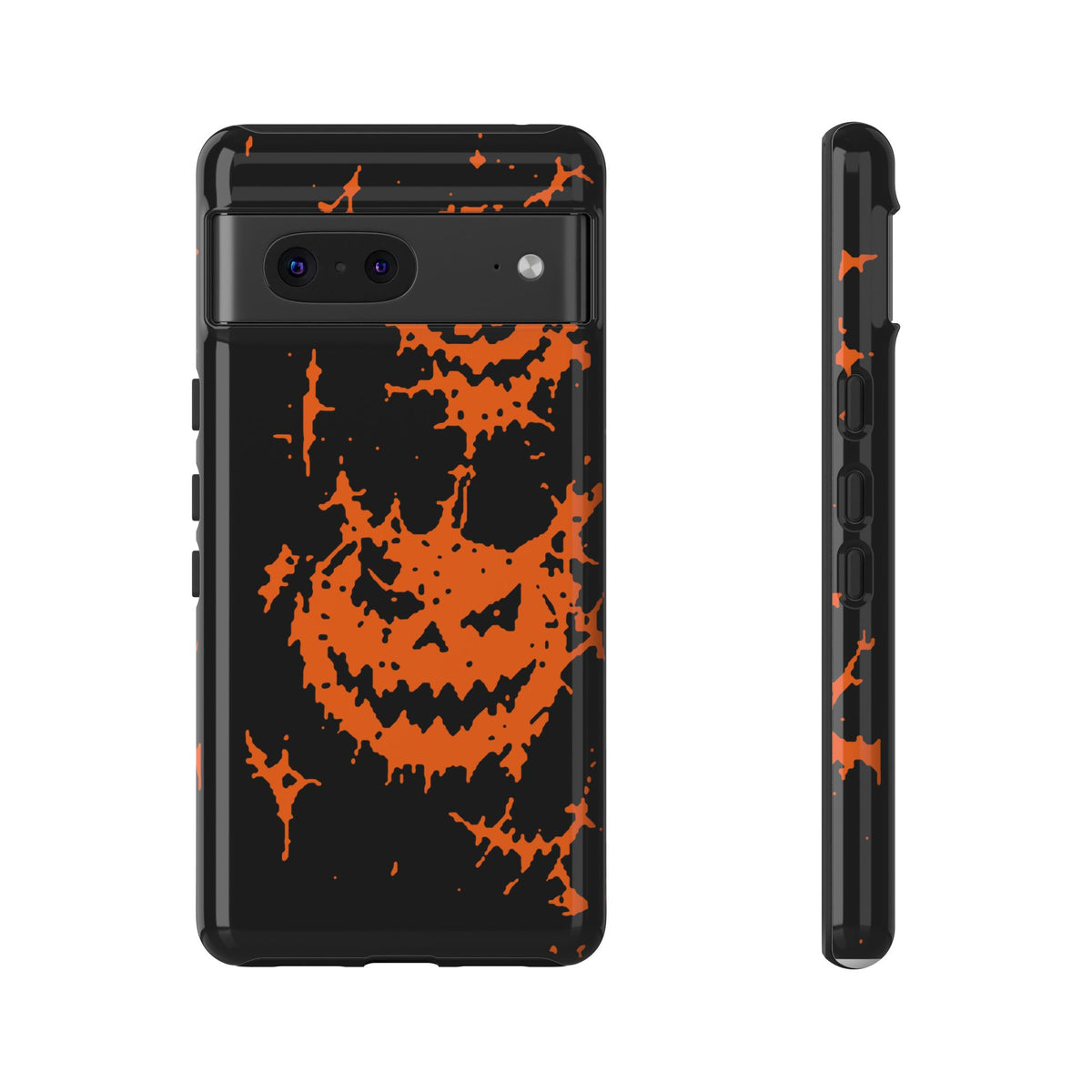 Orange Spiderweb Pumpkin Phone Case