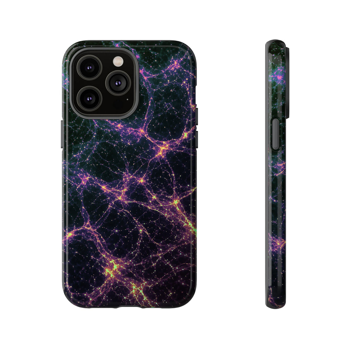 Neon Mycelium - Holographic Phone Case