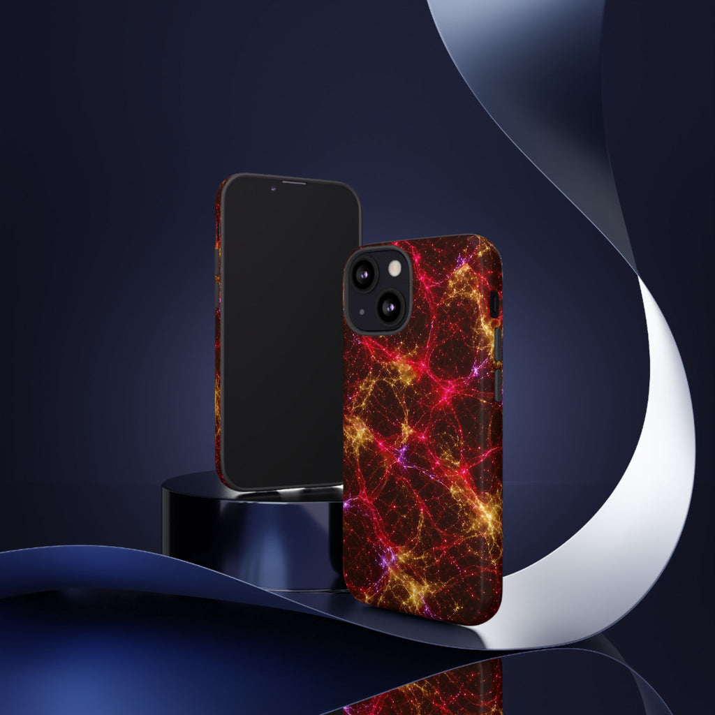 Neon Mycelium - Rainbow Nerve Phone Case