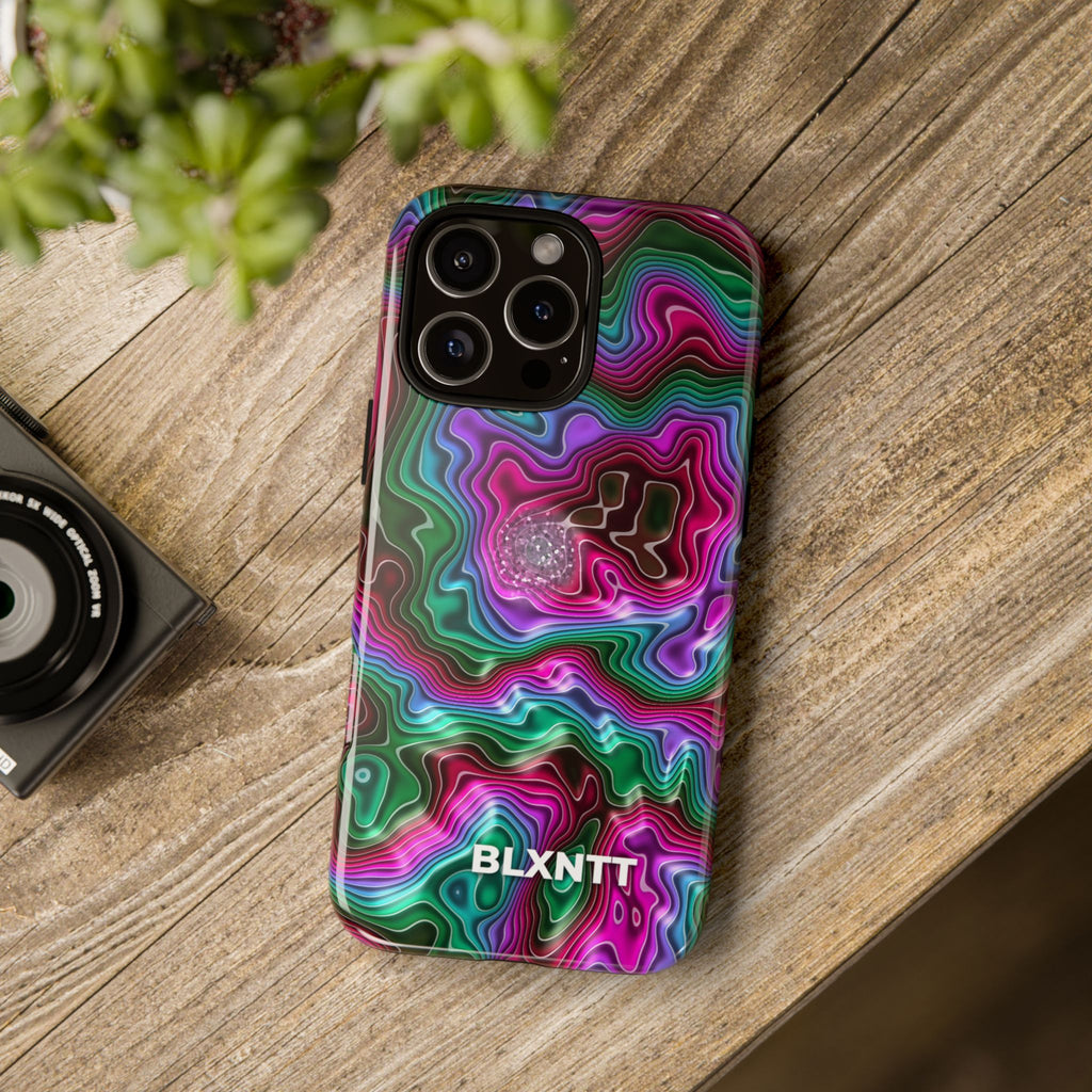 Neon Agate Phone Case