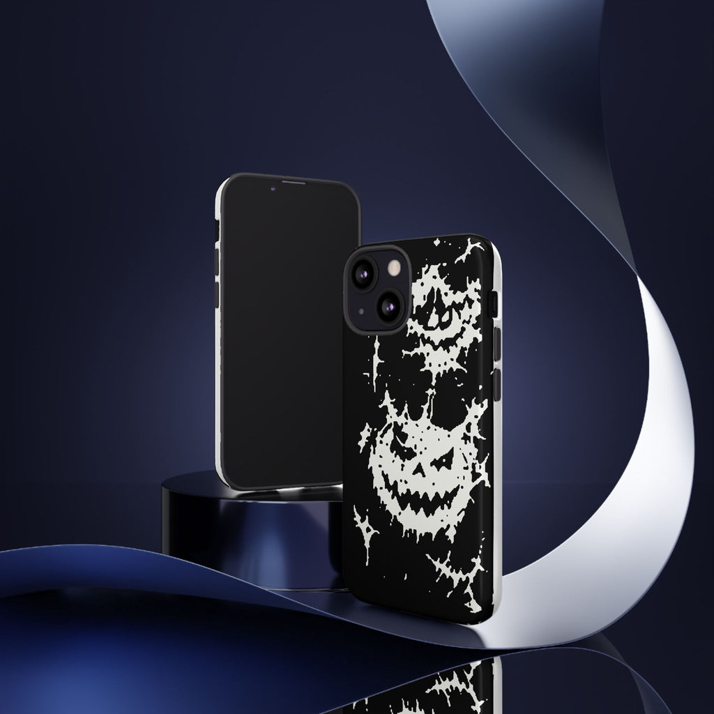 White Spiderweb Pumpkin Phone Case