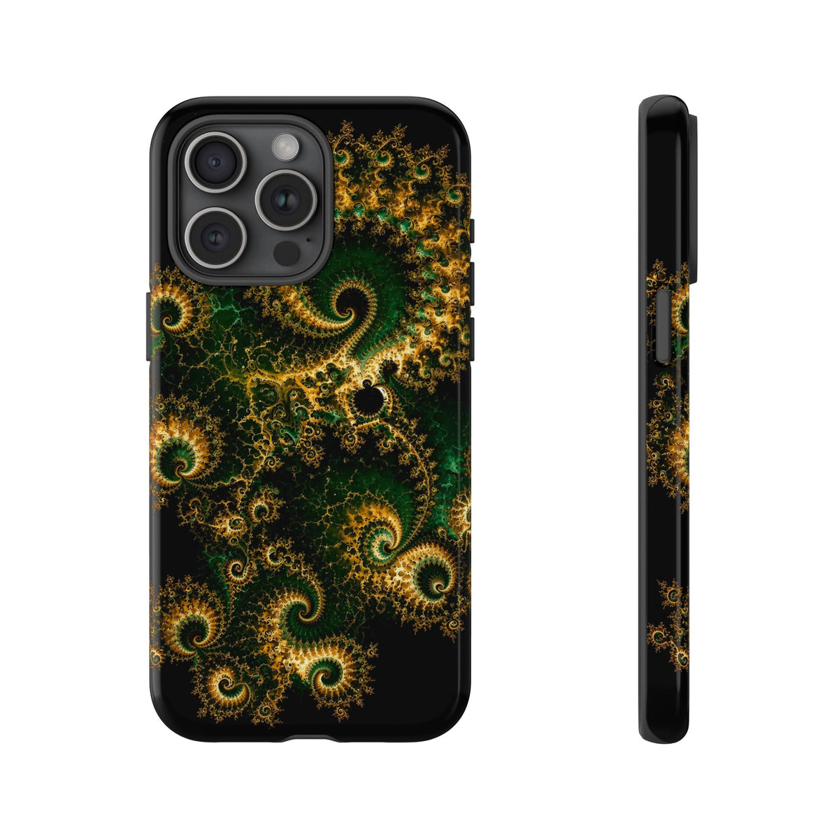 Copper Infinity - Emerald & Gold Phone Case