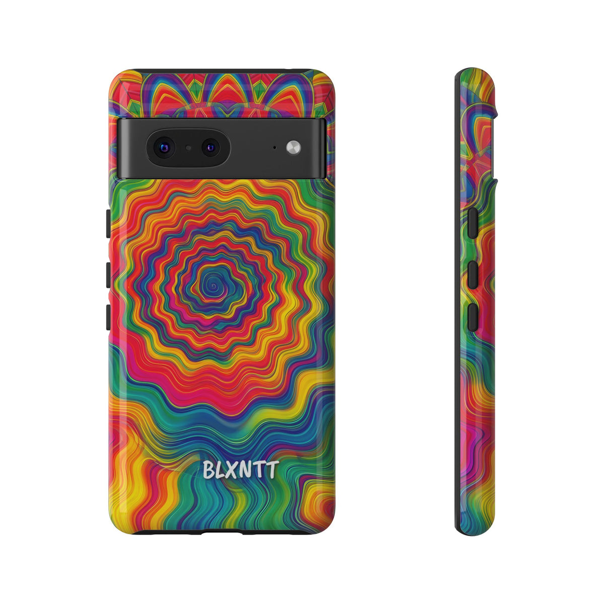 Hypnotic Rainbow Ripple Phone Case