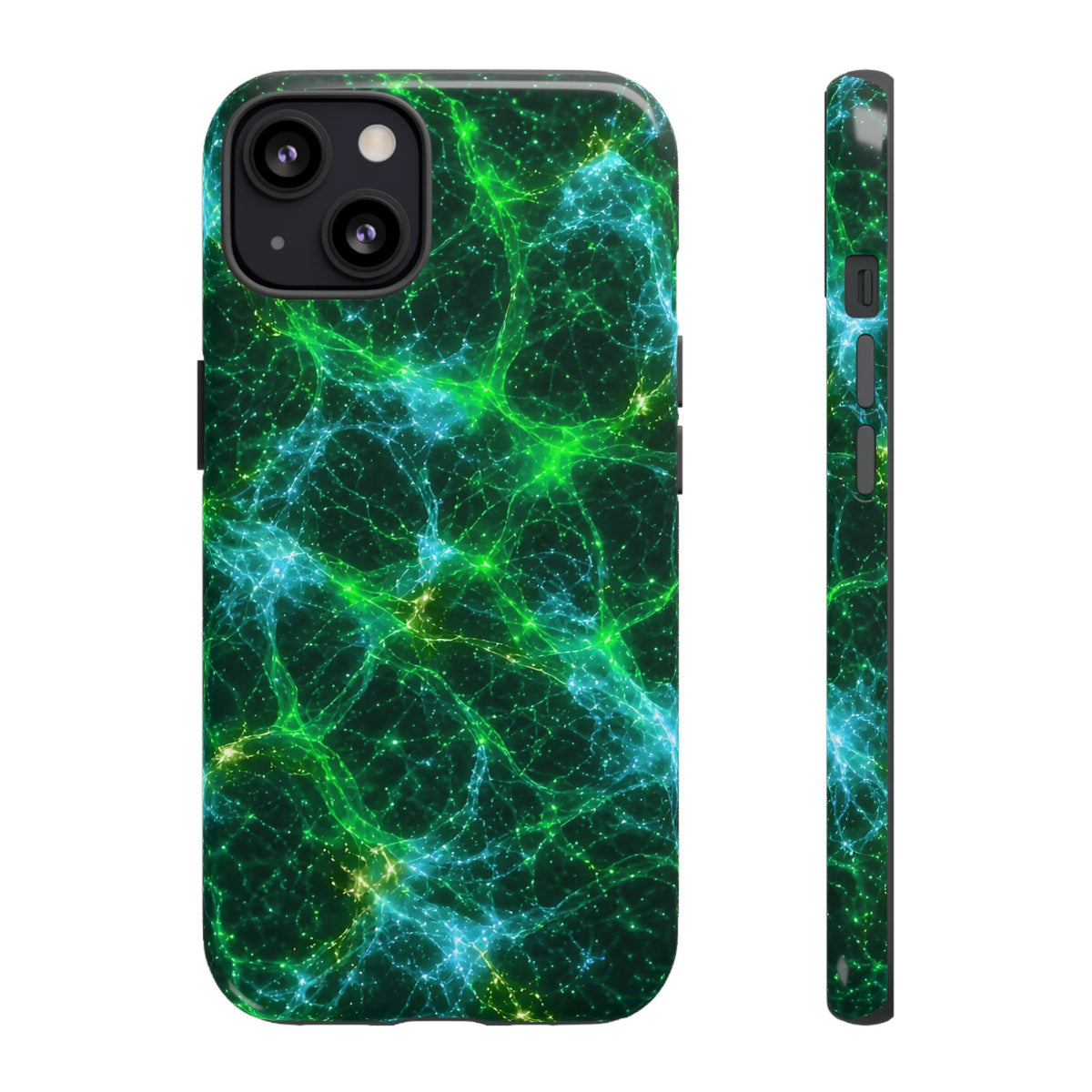 Neon Mycelium - Mermaid Phone Case