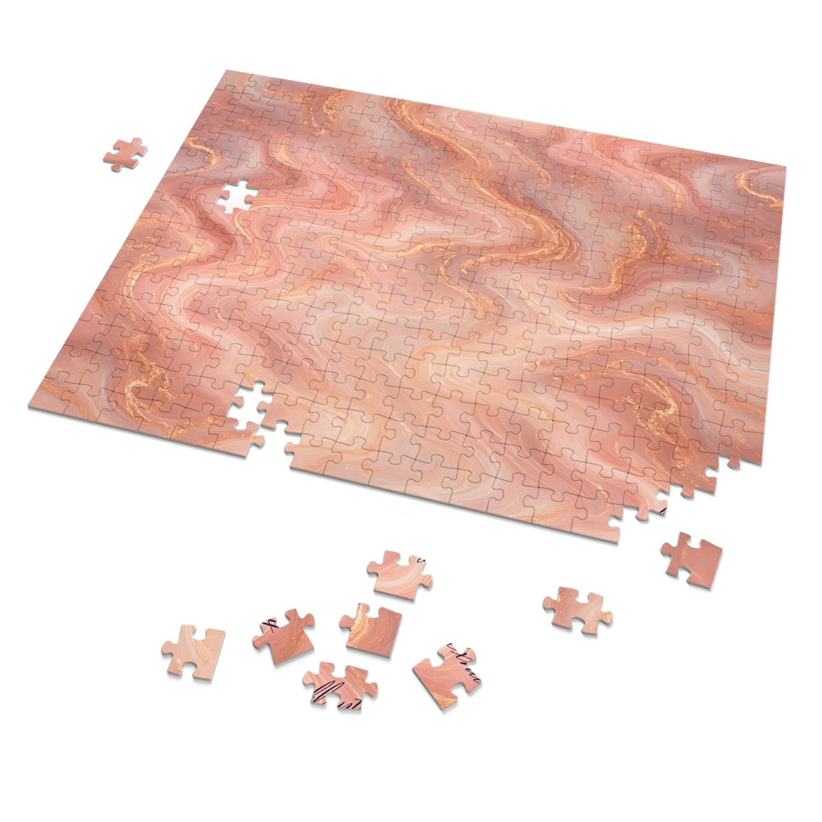 Rose Gold Marble Puzzle