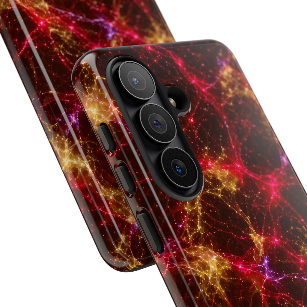 Neon Mycelium - Rainbow Nerve Phone Case