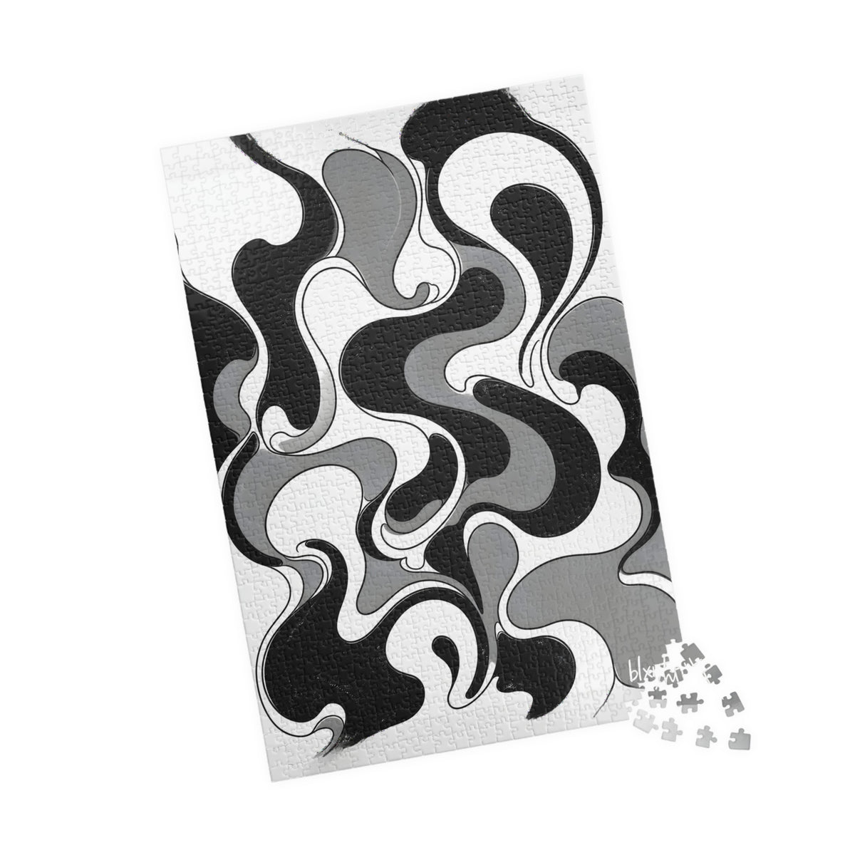 Fillmore Flow - Monochrome Jigsaw Puzzle