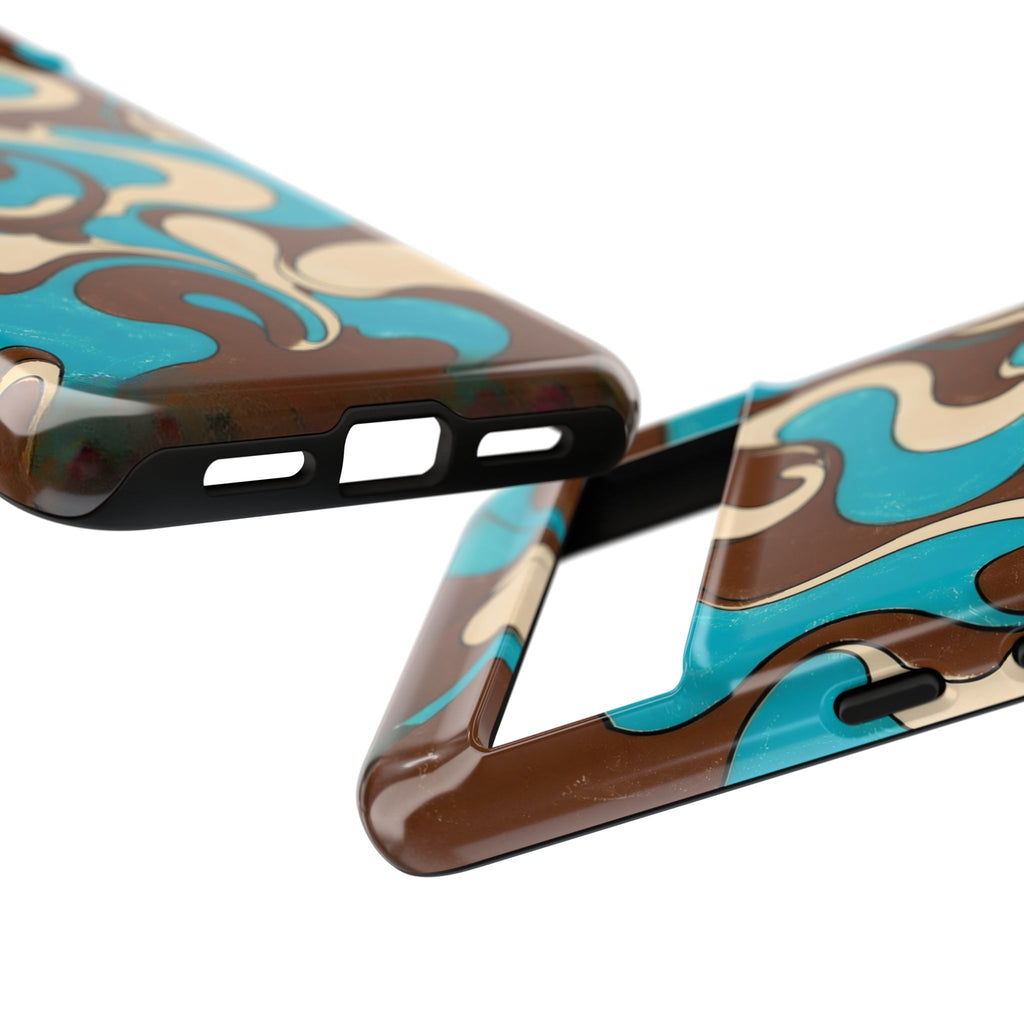 Fillmore Flow - Turquoise & Chocolate Phone Case