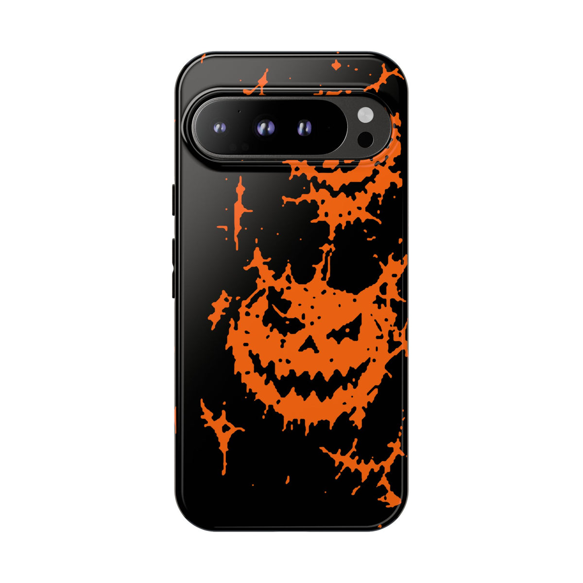 Orange Spiderweb Pumpkin Phone Case