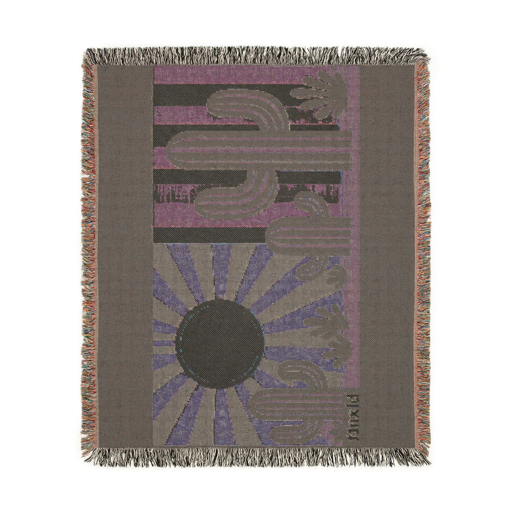 BLXNTT Green Hippie Woven Blanket #1
