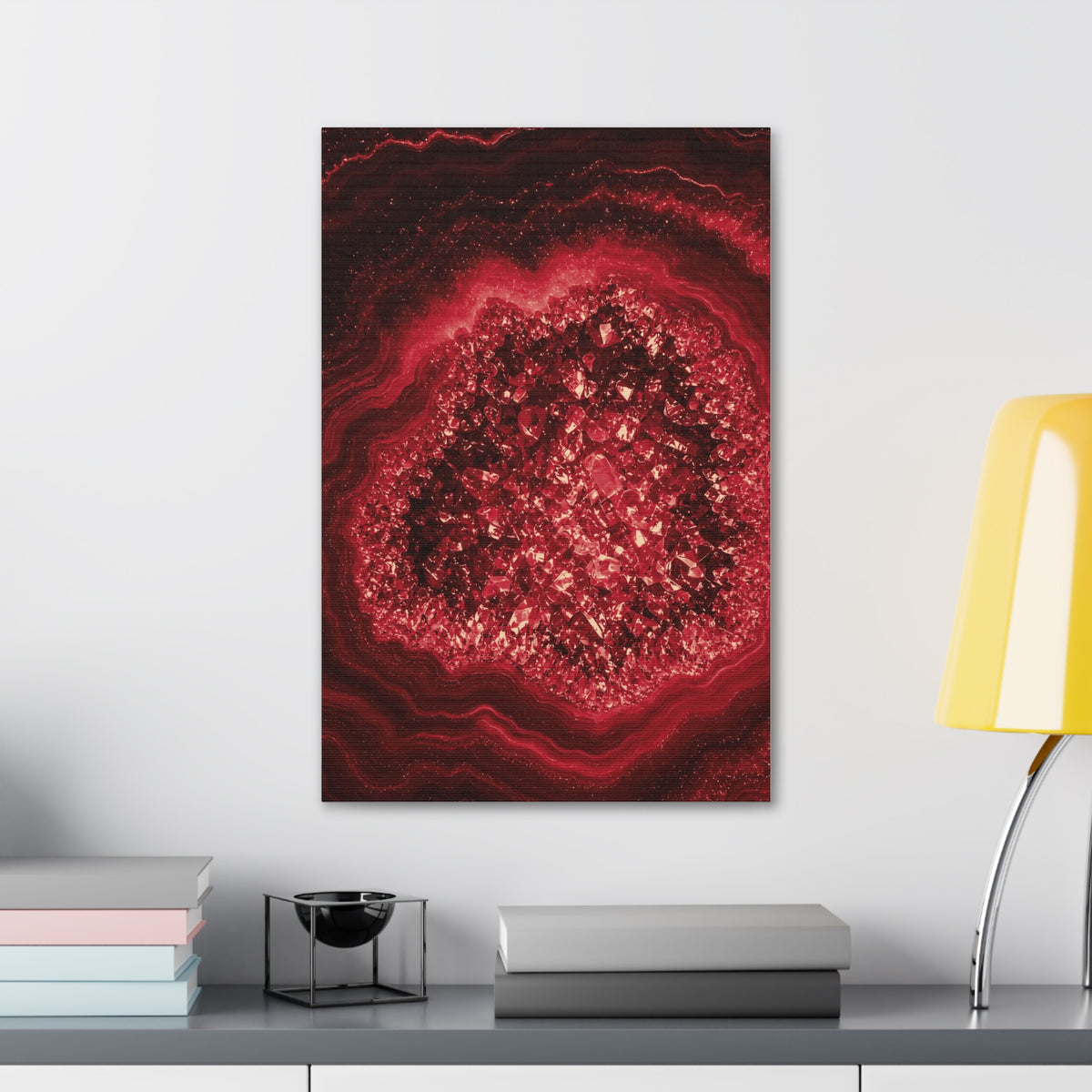 Geode Core - Cherry Cola Glossy Canvas