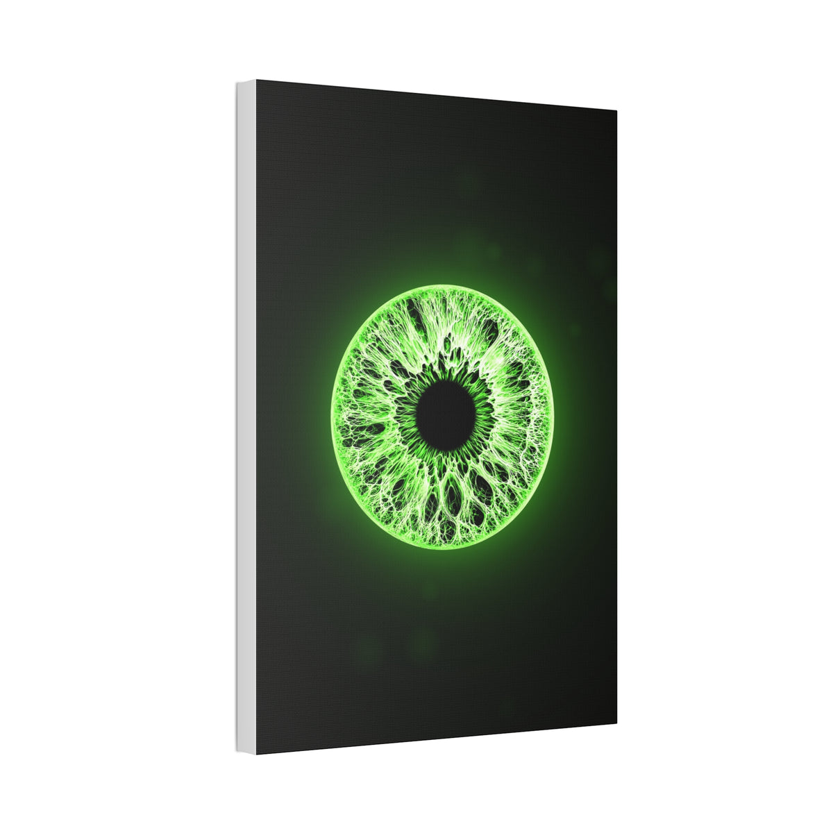 BLXNTT Iris – Lace Web Lime Shock Glossy Canvas