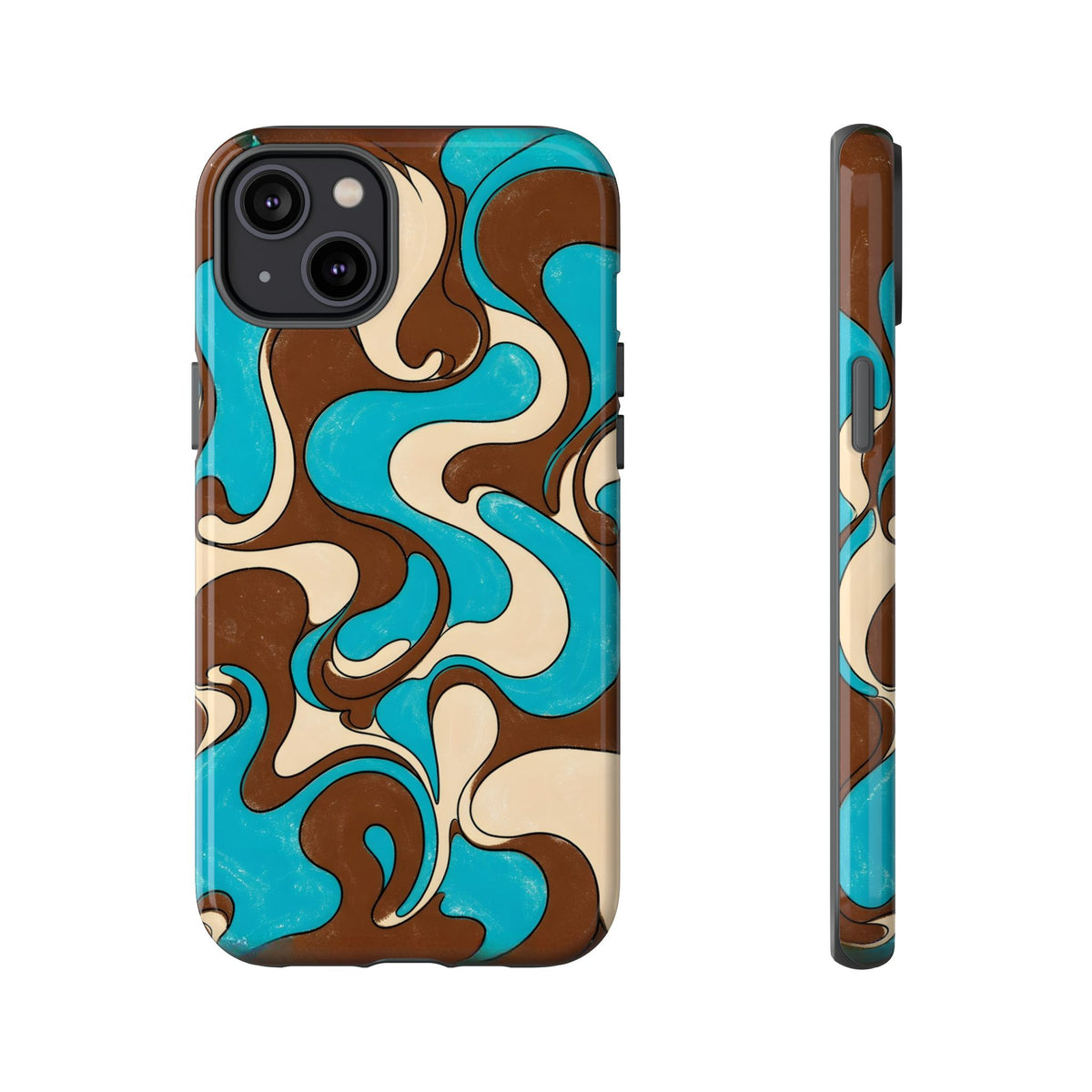 Fillmore Flow - Turquoise & Chocolate Phone Case