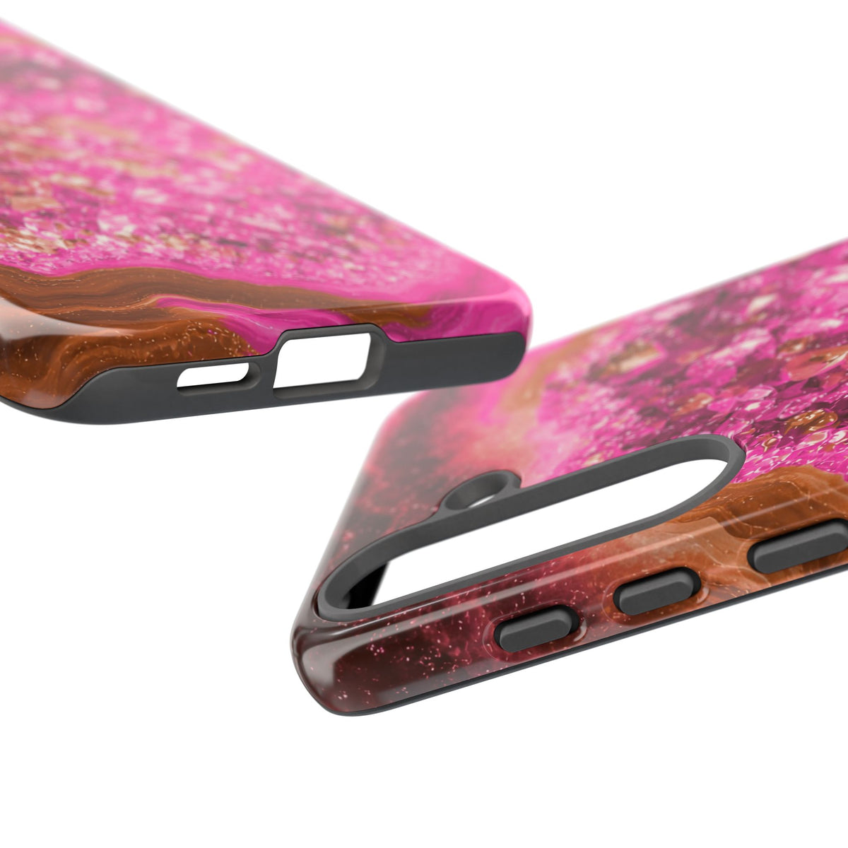 Geode Core - Terracotta Neon Phone Case