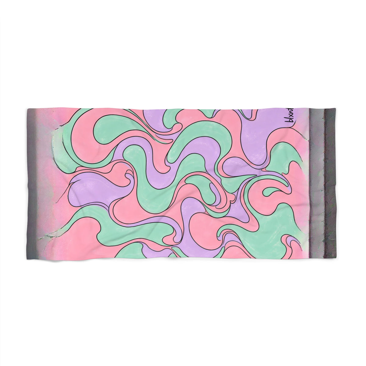 Fillmore Flow - Pastel Beach Towel