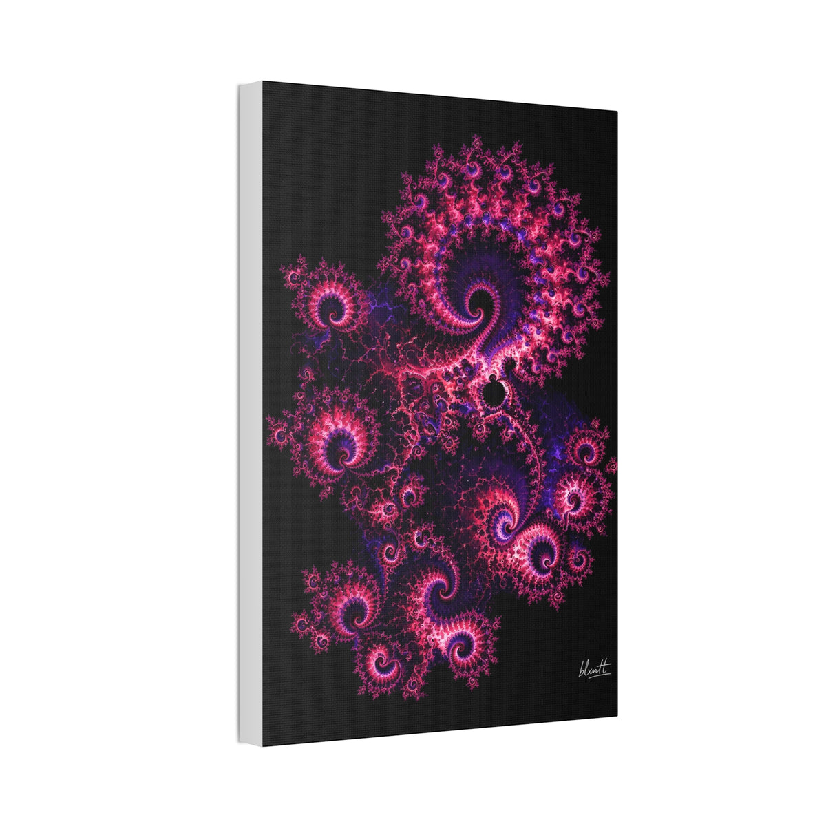 Copper Infinity - Hot Pink & Violet Glossy Canvas
