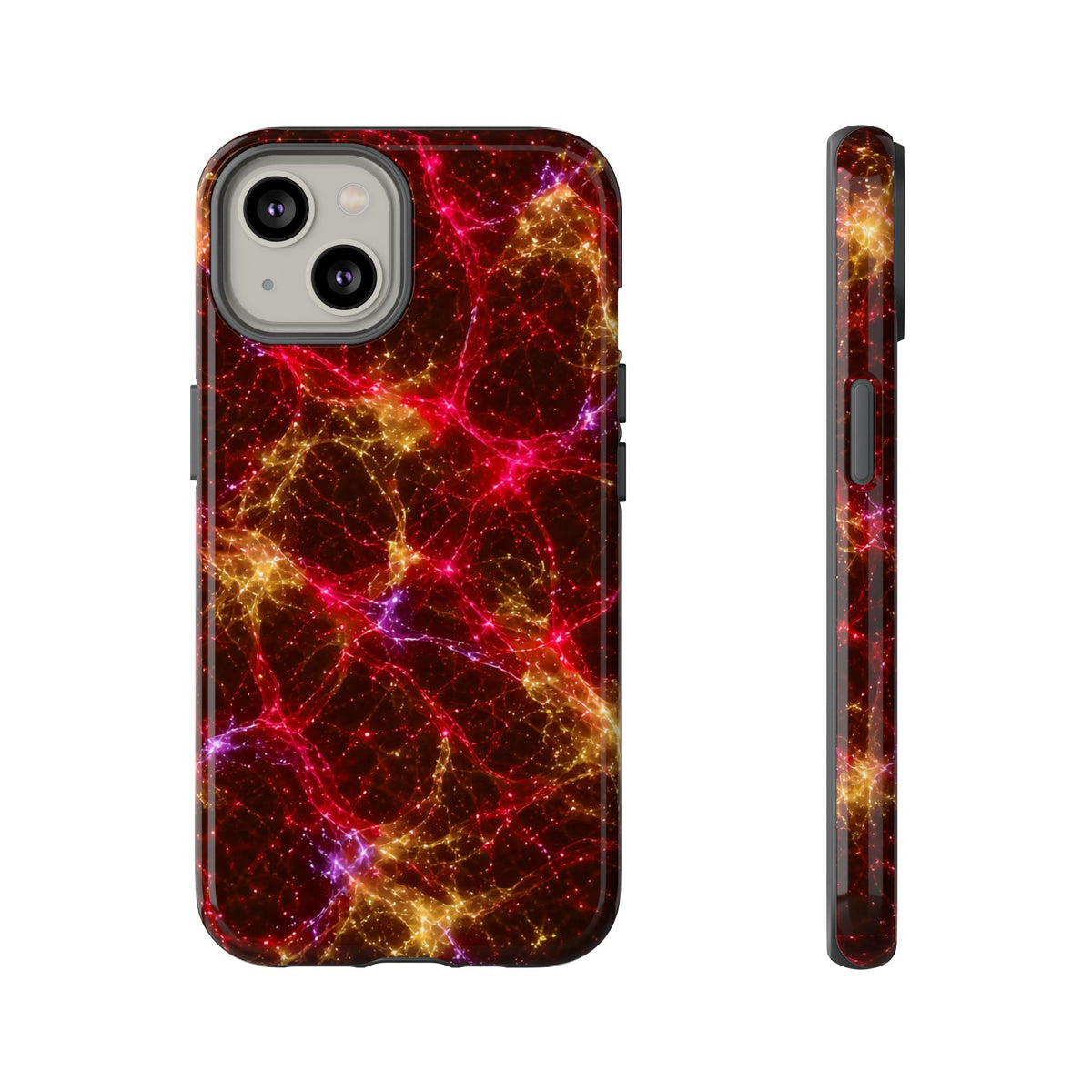 Neon Mycelium - Rainbow Nerve Phone Case