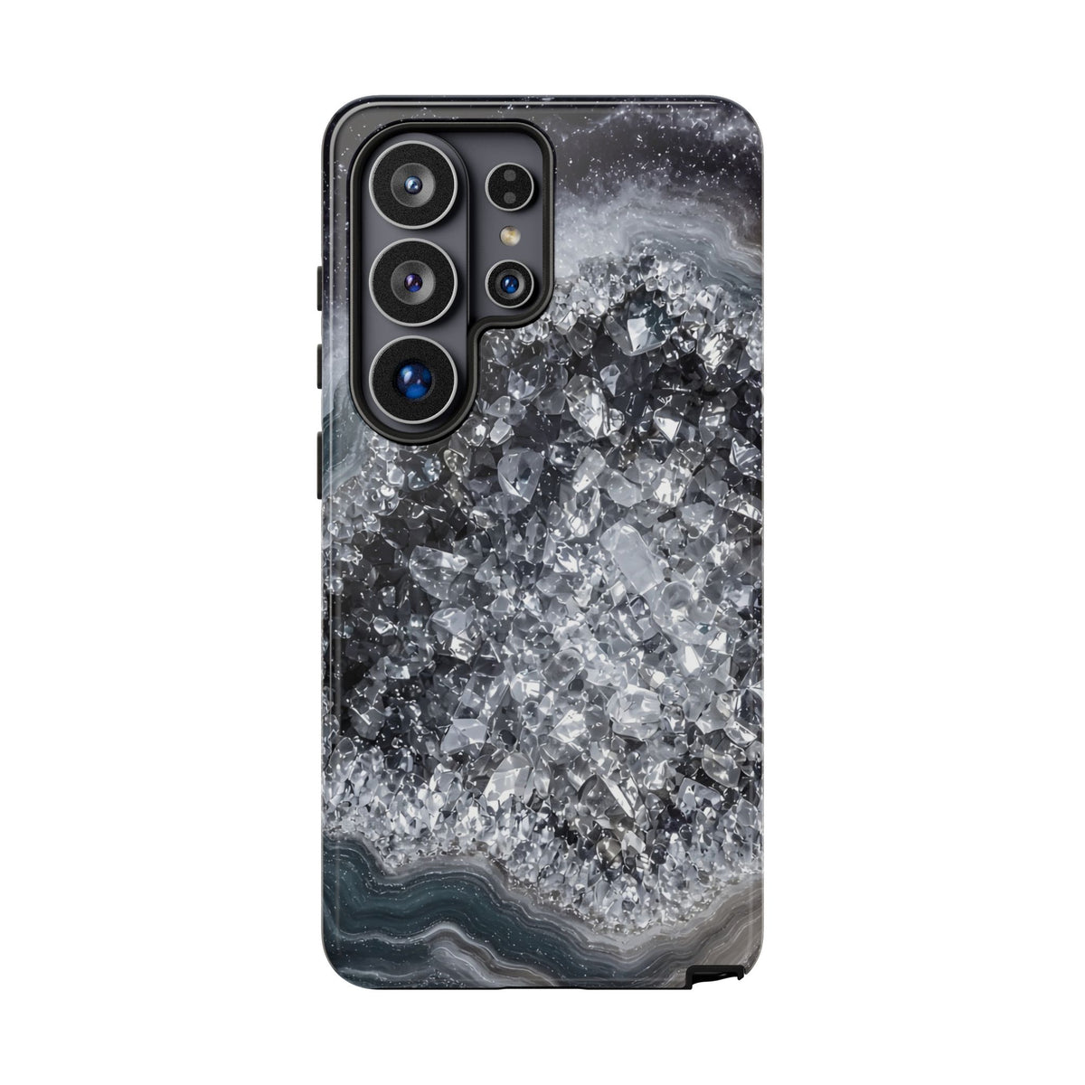 Geode Core - Silver Smoke Phone Case