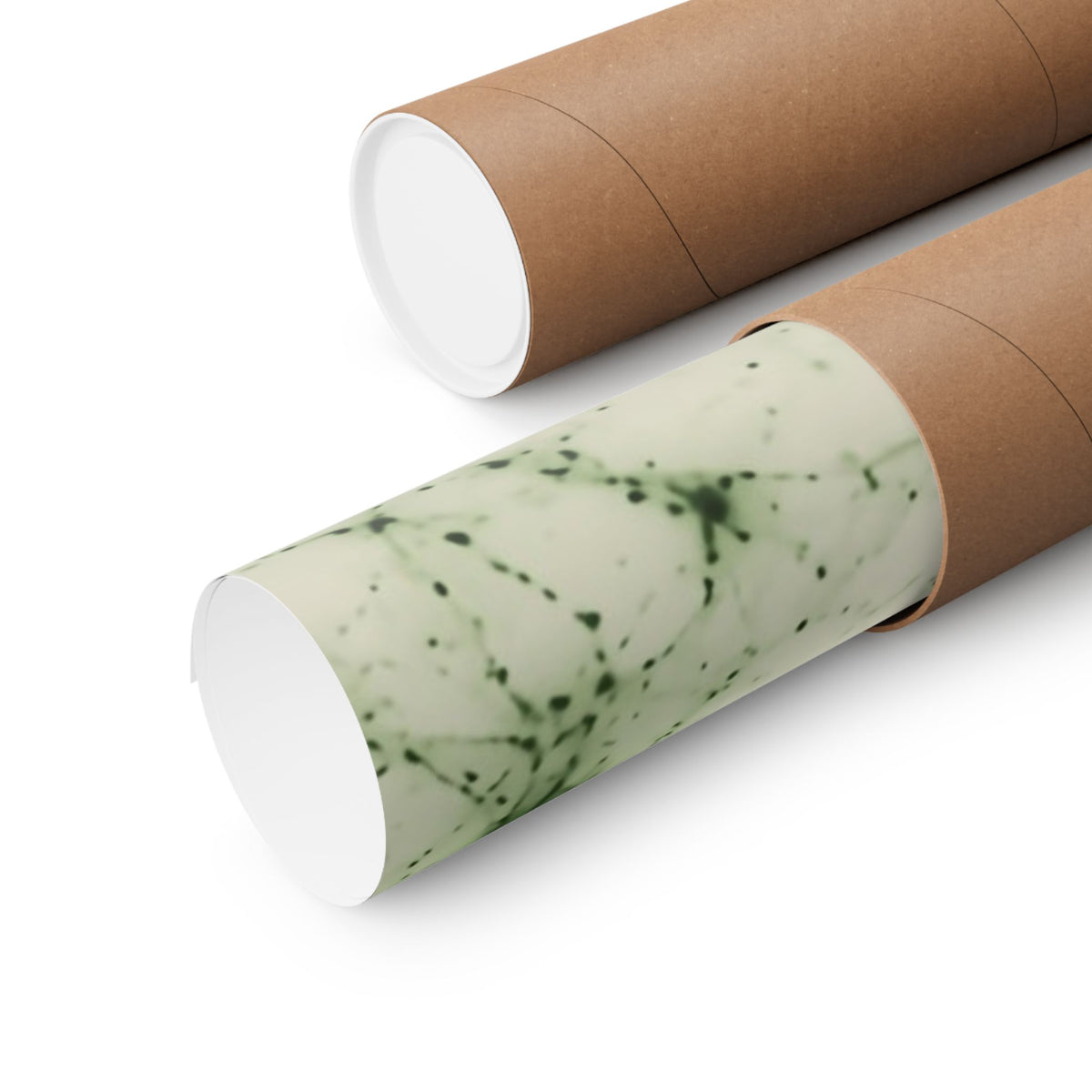Neon Mycelium - Matcha Latte Poster