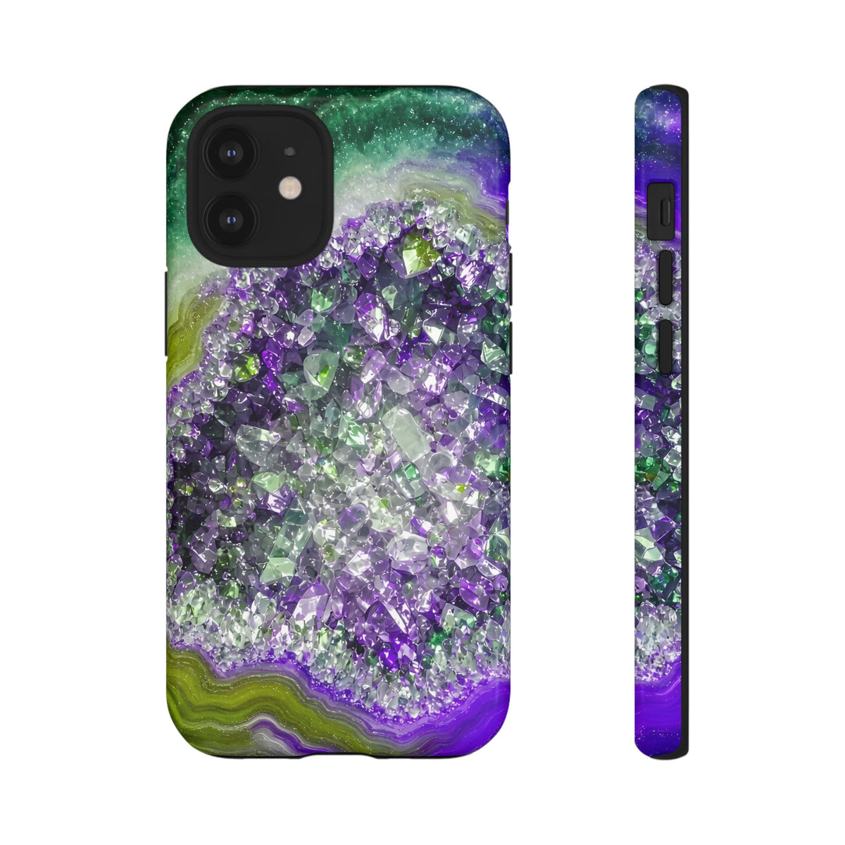 Geode Core - Ruby Emerald Phone Case