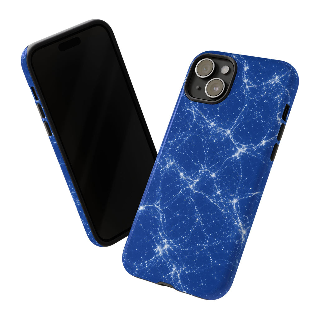 Neon Mycelium - Blueprint Phone Case