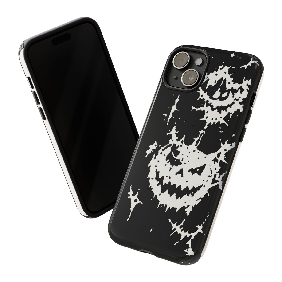 White Spiderweb Pumpkin Phone Case