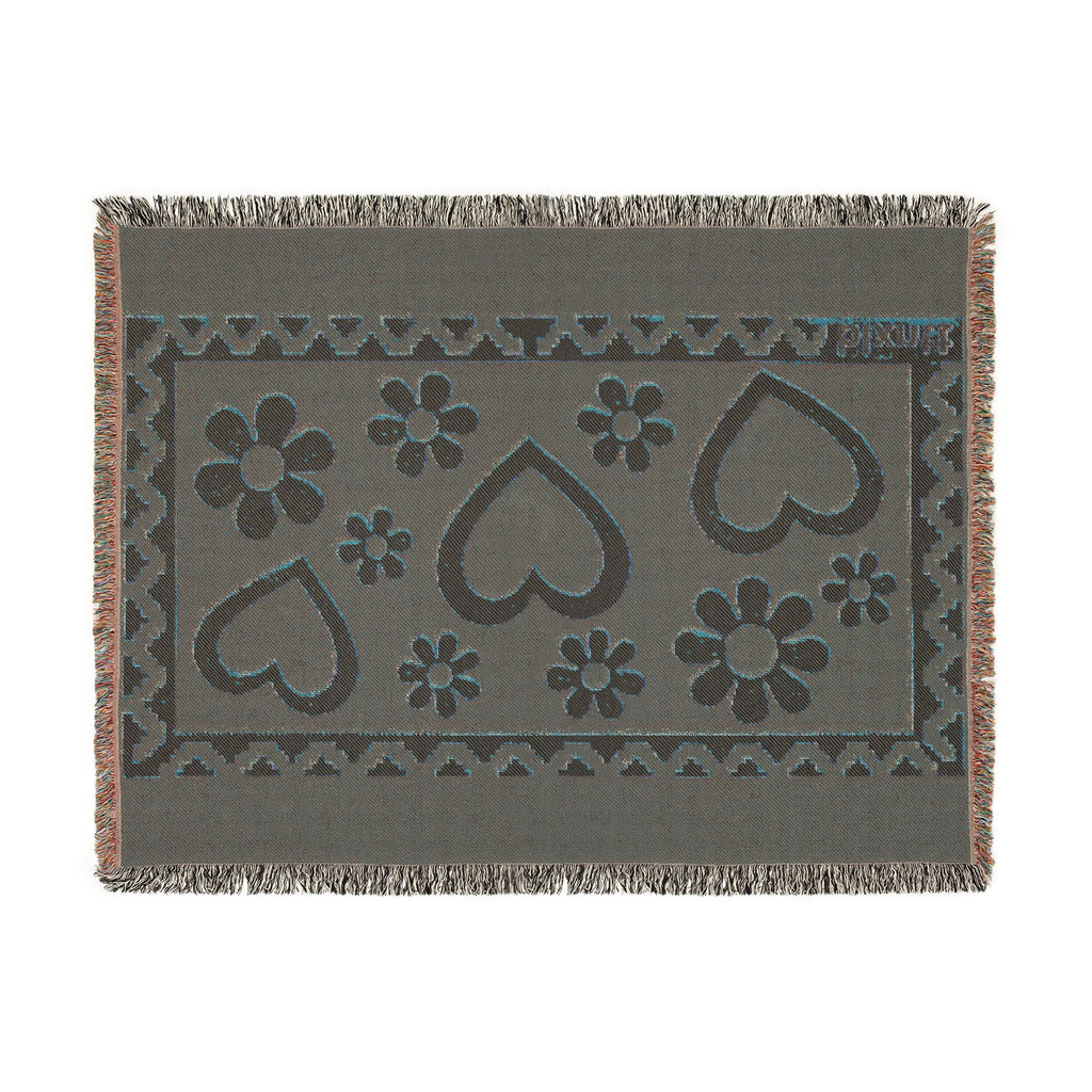 BLXNTT Red Hippie Woven Blanket #3