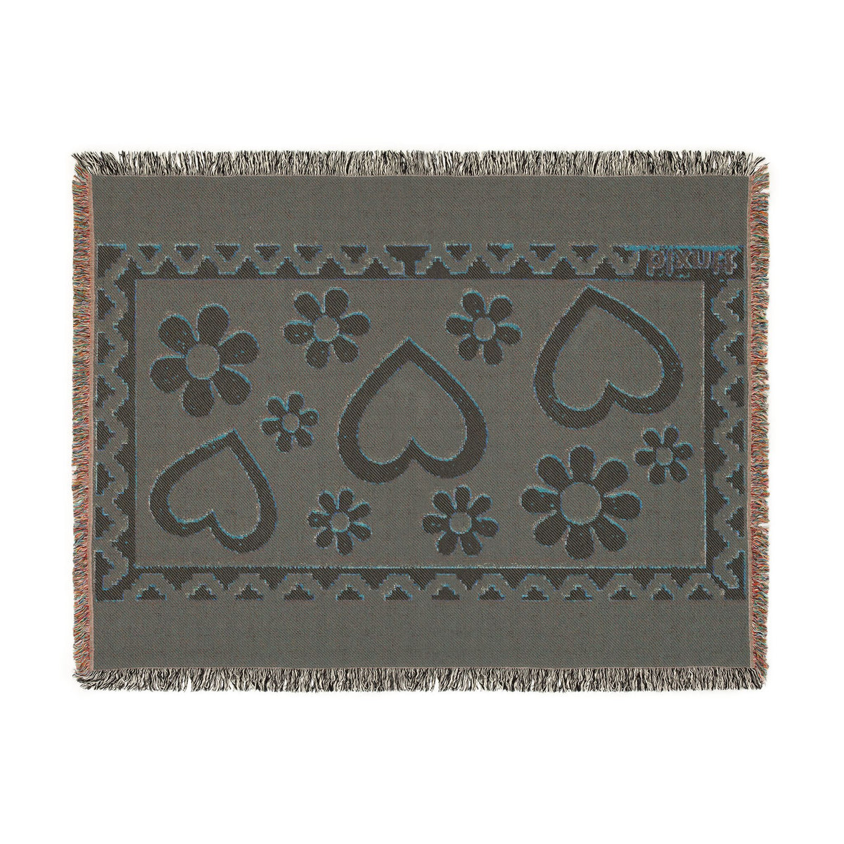 BLXNTT Red Hippie Woven Blanket #3