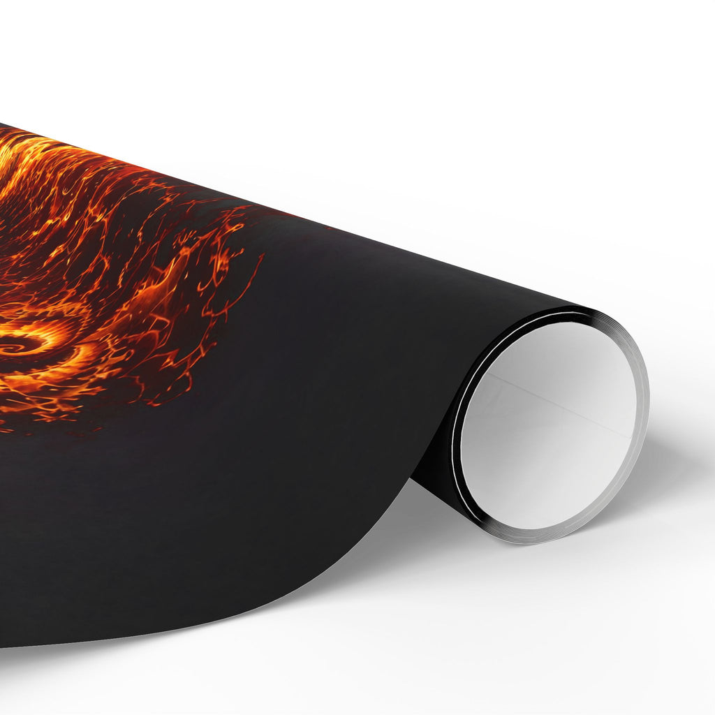 Copper Infinity - Molten Lava Wrapping Paper