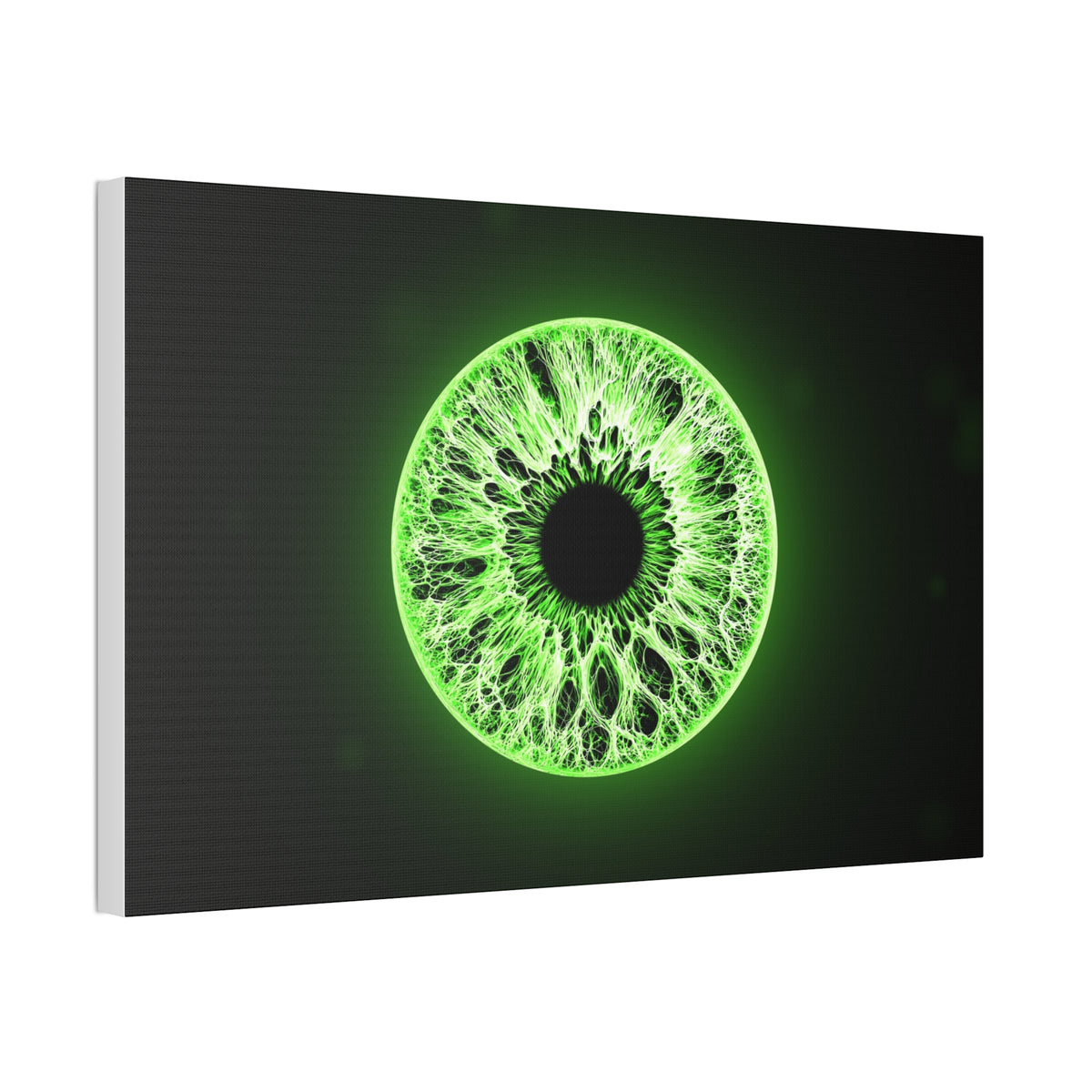 BLXNTT Iris – Lace Web Lime Shock Glossy Canvas