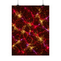 Neon Mycelium - Rainbow Nerve Poster