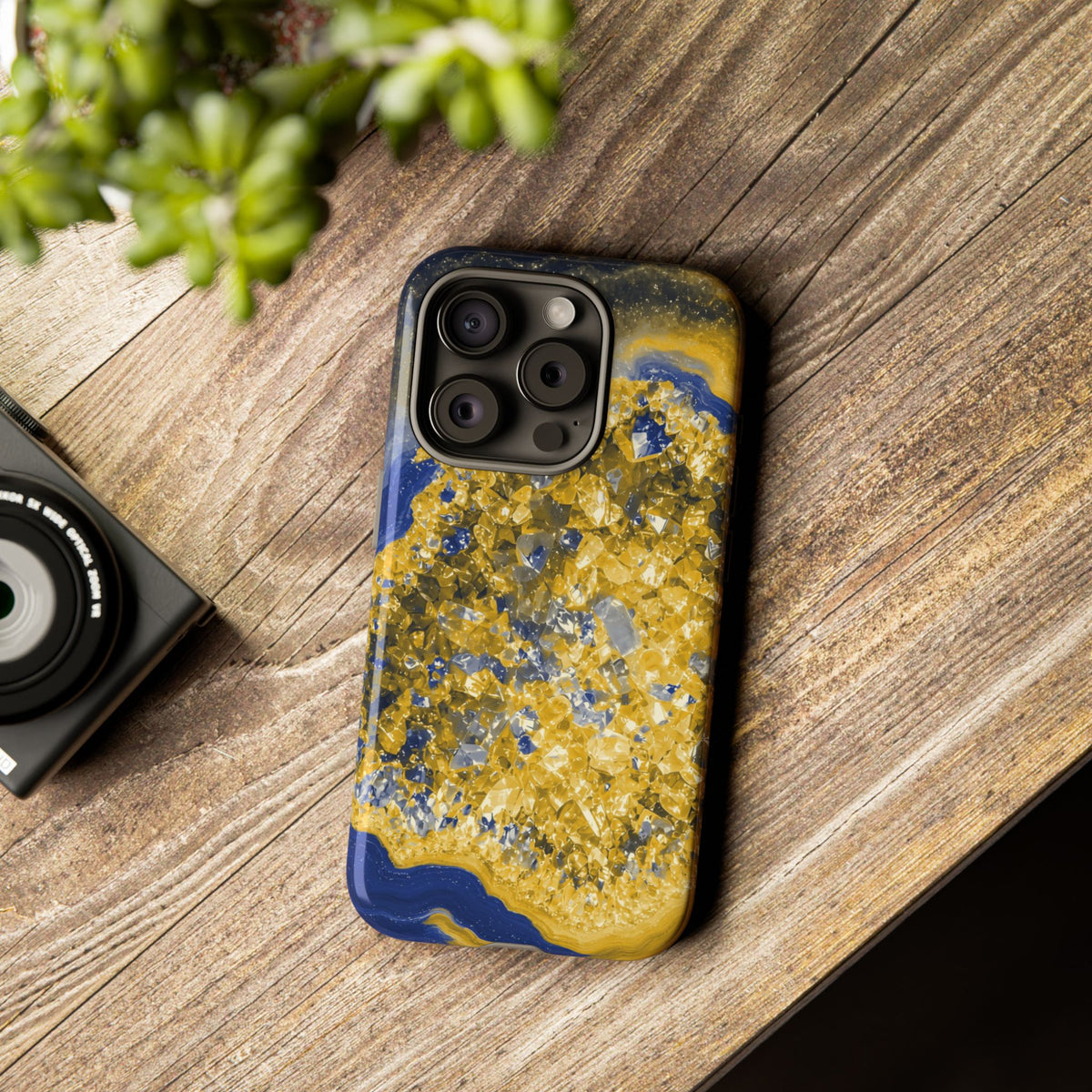 Geode Core - Mustard Navy Phone Case