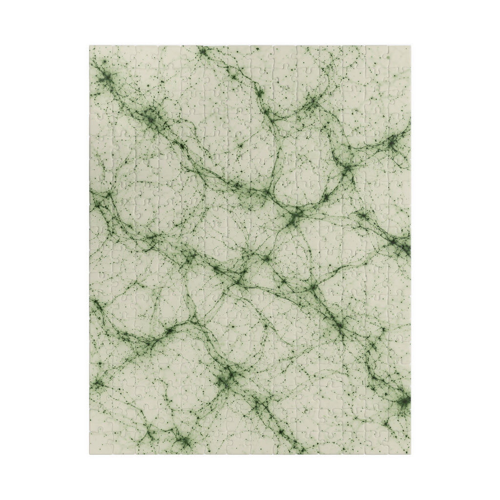 Neon Mycelium - Matcha Latte Jigsaw Puzzle