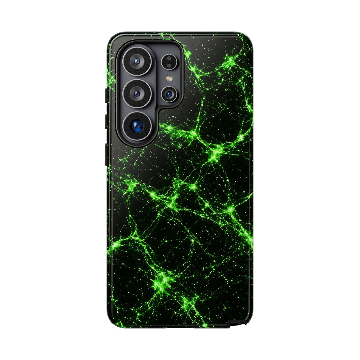 Neon Mycelium - Toxic Lime Phone Case