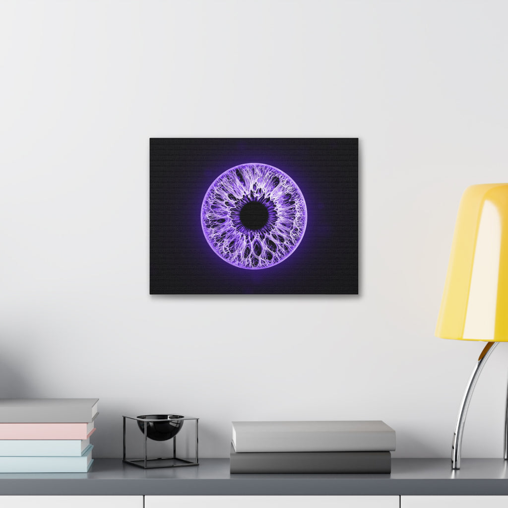 BLXNTT Iris – Lace Web Ultraviolet Glossy Canvas