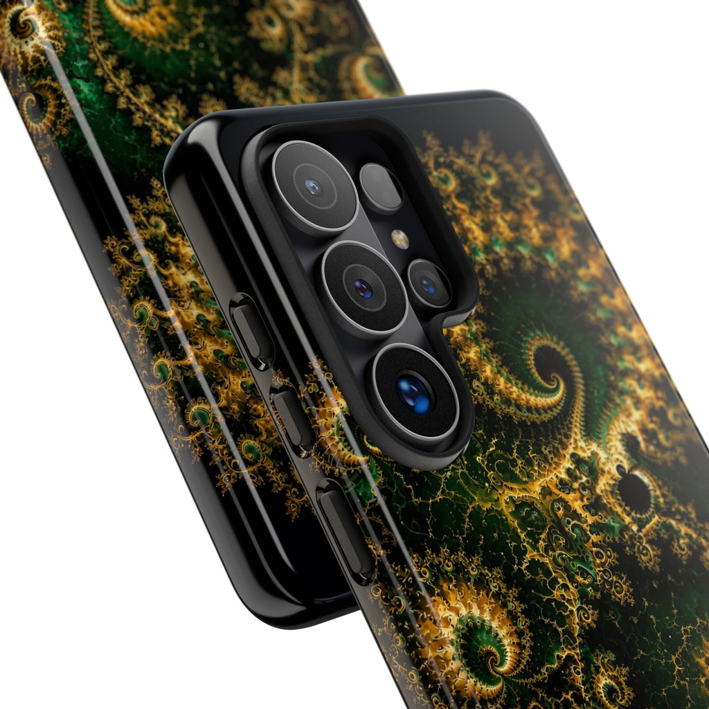 Copper Infinity - Emerald & Gold Phone Case