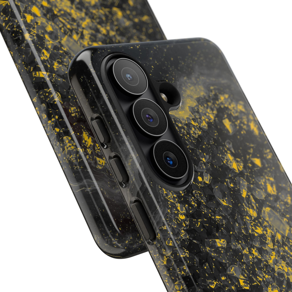 Geode Core - Mono Gold Spark Phone Case